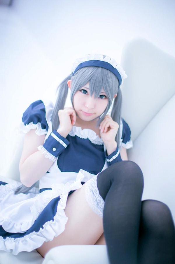 天生适合女仆打扮的Coser まゆふぁむ